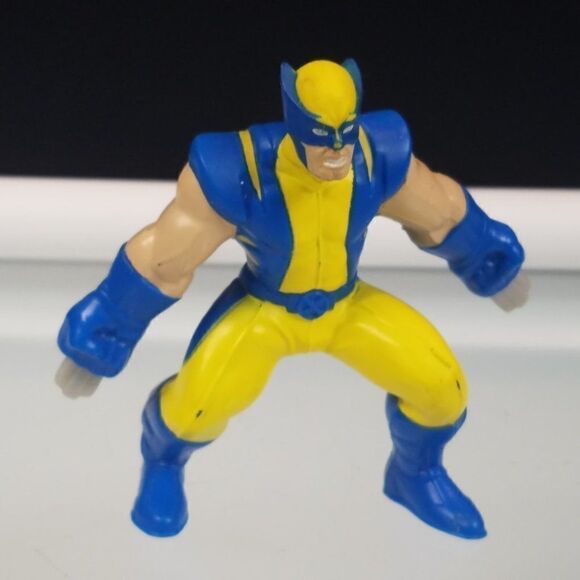 2010 Plastic Toy Figurines Incredible Hulk Wolverine McDonalds Happy Meal Toys - Picture 9 of 11